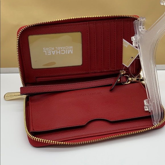 Michael Kors Jet Set Travel Phone Wallet Wristlet - Picture 15 of 16